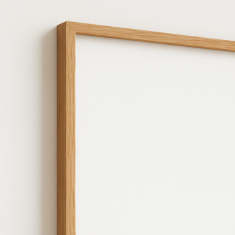 Premium Gerahmtes Poster Holz