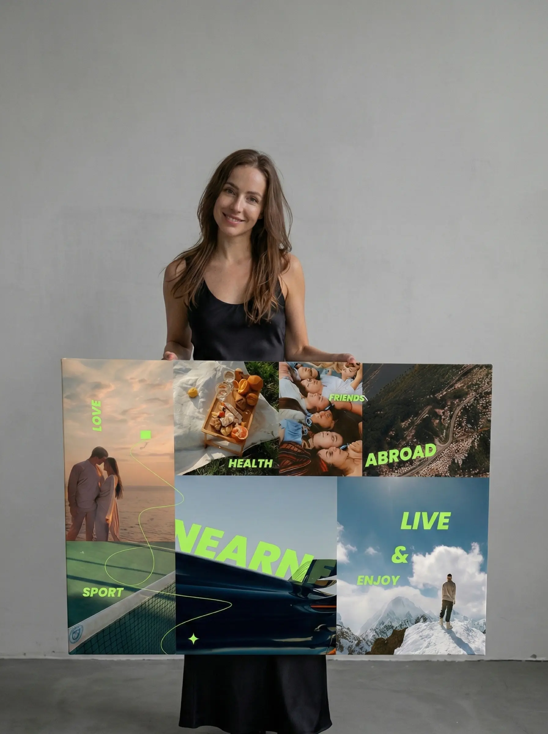 Vision Board in Hands